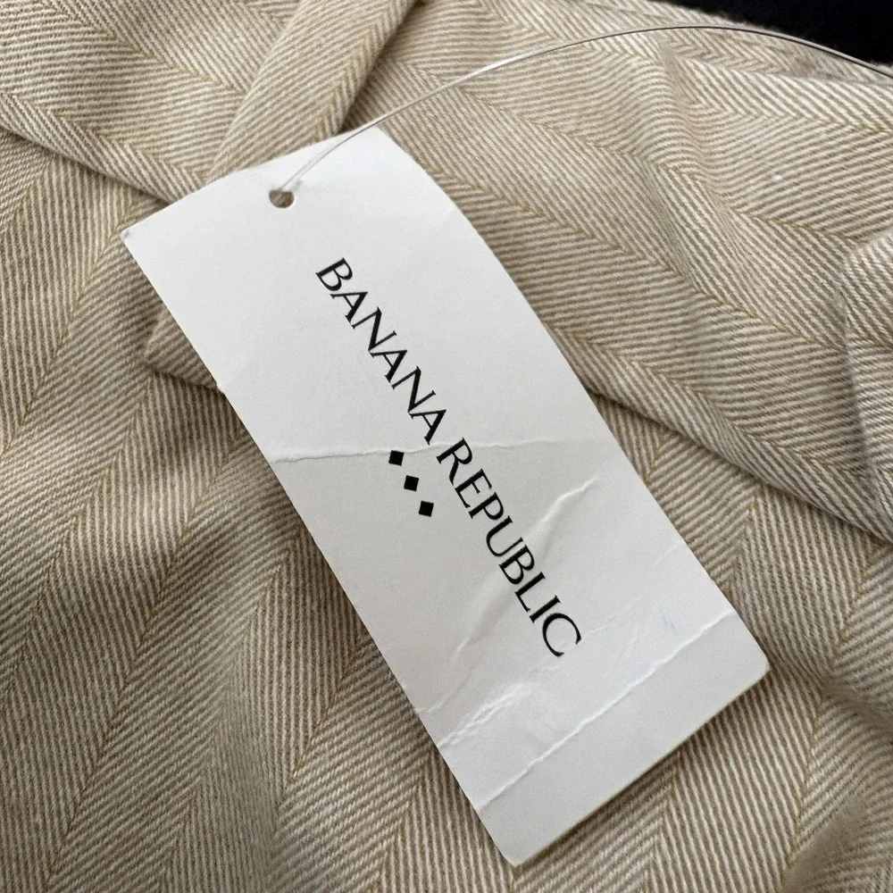 Banana Republic Pants Mens Size 34x29 Beige‎ Grayson Slim Tapered Cotton